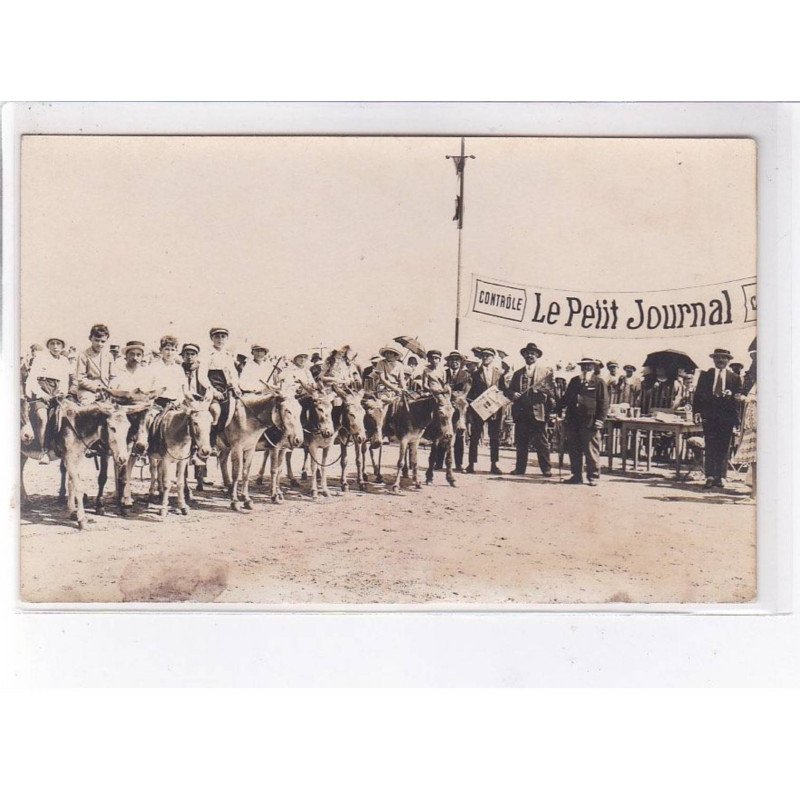SABLES D'OLONNE: course d'ânes sur la plage - très bon état