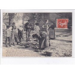 AVALLON: un jour de foire, marché aux sabots - très bon état