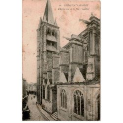 BRIE COMTE ROBERT: l'église vue de la place gauthier - très bon état