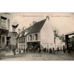 BRIE COMTE ROBERT: rue du marché et du château - très bon état