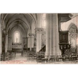 BRIE COMTE ROBERT: l'église vue intérieure (côté gauche) - très bon état