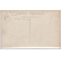 CHATEAU DU LOIR : LOT DE DEUX CARTES PHOTOS - Cérémonie devant le Monument aux Morts - Très bon état