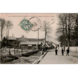 BRIE COMTE ROBERT: entrée du pays et rue de la gare - très bon état