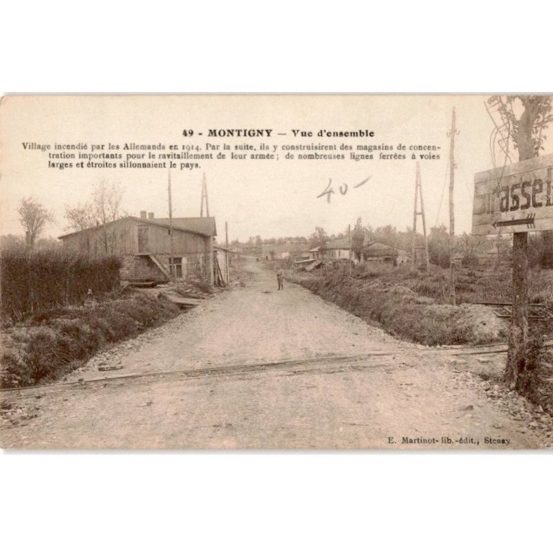 MONTIGNY: vue d'ensemble - très bon état