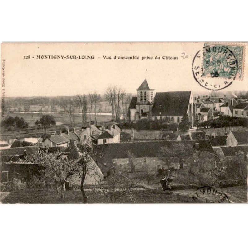 MONTIGNY: vue d'ensemble prise du côteau - très bon état