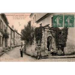 MONTIGNY: un coin pittoresque et la route de grez - état