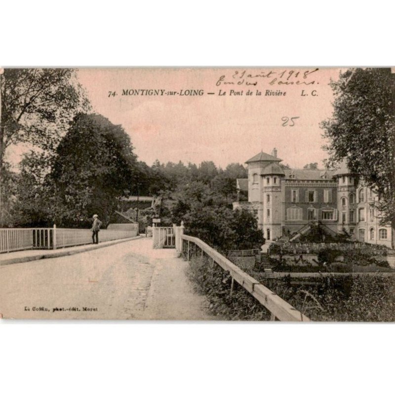 MONTIGNY: le pont de la rivière - très bon état