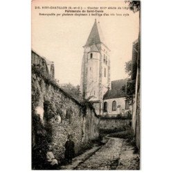 VIRY-CHATILLON: clocher XIIIe siècle de l'église - très bon état