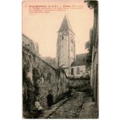 VIRY-CHATILLON: clocher XIIIe siècle de l'église - bon état