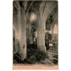 VIRY-CHATILLON: nef cheour et transept église XIIIe siècle - bon état