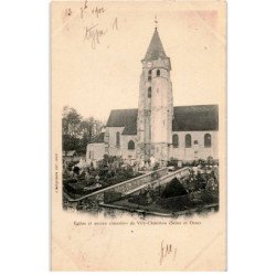 VIRY-CHATILLON: église et ancien cimetière - bon état