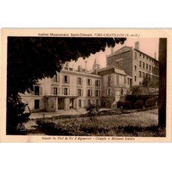 VIRY-CHATILLON: manoir du pied de fer d'aiguemont chapelle et bâtiment scolaire - très bon état