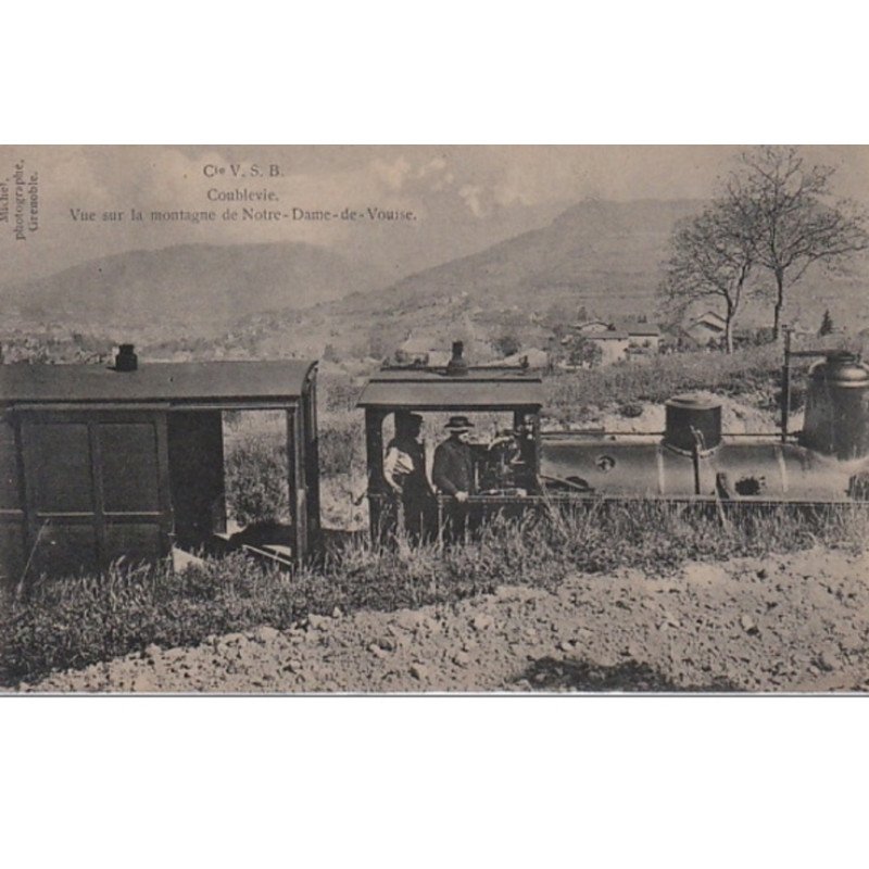 COUBLEVIE : vue sur la montagne de Notre Dame de Vouise - Cie V.S.B. vers 1910 - très bon état