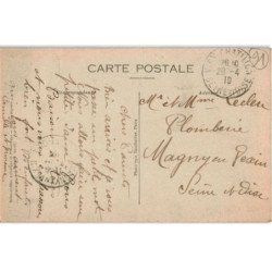 VIRY-CHATILLON: château de pied-de-fer façade sur les parterres - très bon état