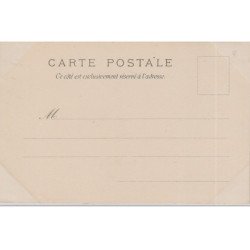 MUCHA Alphonse : série de 4 cartes postales "les Saisons" vers 1900 - bon état (marques d'album)