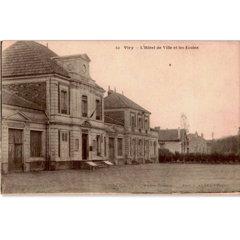 VIRY-CHATILLON: l'hôtel de ville et les écoles - très bon état