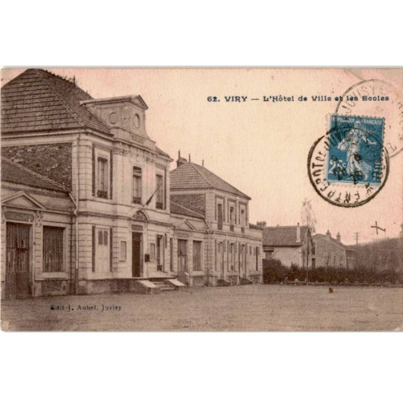 VIRY-CHATILLON: l'hôtel de ville et les écoles - très bon état
