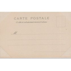 MUCHA Alphonse : série de 4 cartes postales "les Saisons" vers 1900 - bon état (marques d'album)