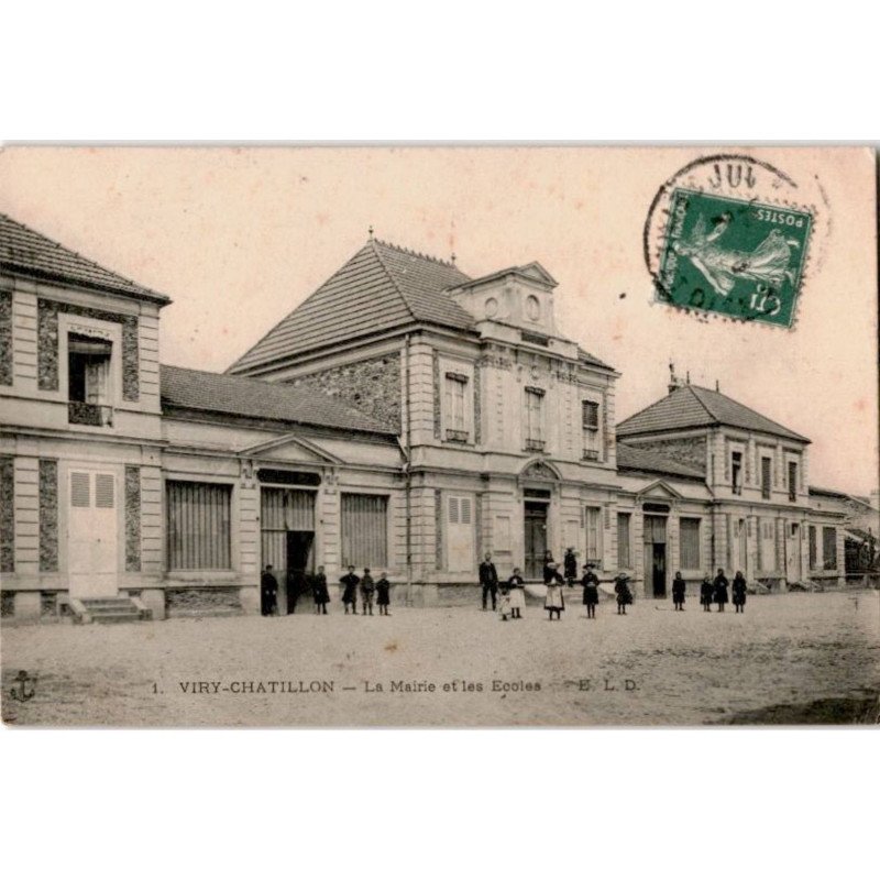 VIRY-CHATILLON: la mairie et les écoles - très bon état