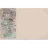 MUCHA Alphonse : série de 4 cartes postales "les Saisons" vers 1900 - bon état (marques d'album)
