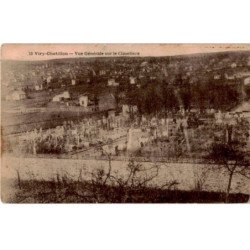 VIRY-CHATILLON: vue générale sur le cimetière - état