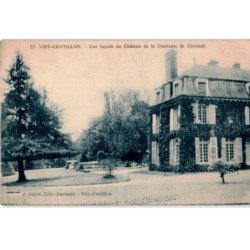 VIRY-CHATILLON: une façade du château de la comtesse de choiseul - état
