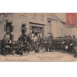 CAMP DE LA COURTINE : l' hôtel parisien Allègre vers 1910 - très bon état