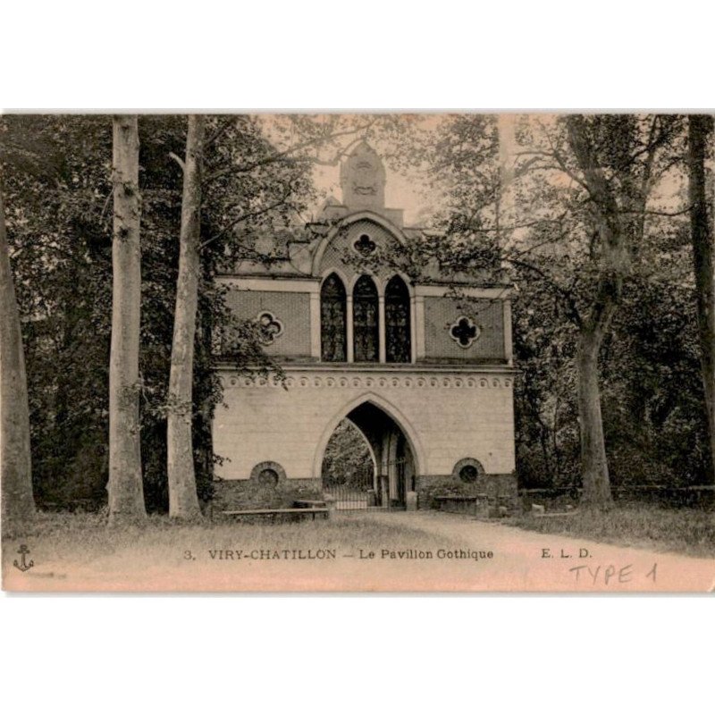 VIRY-CHATILLON: le pavillon gothique - très bon état