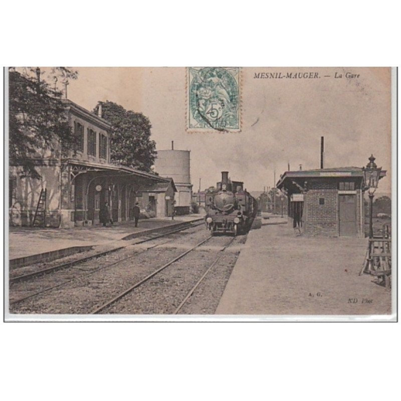 MESNIL-MAUGER : La gare - Très bon état