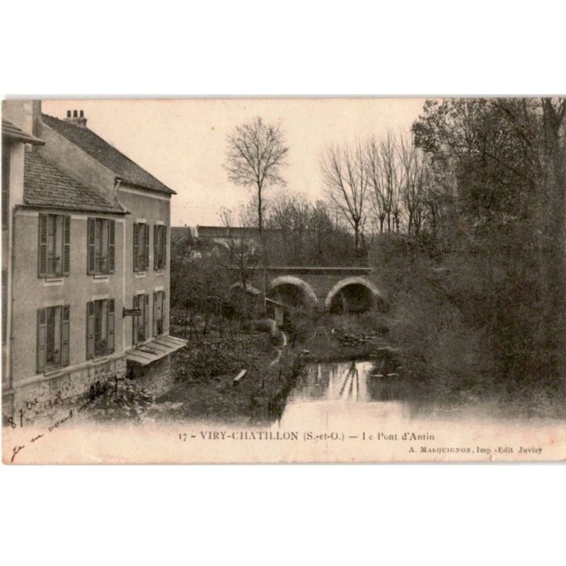 VIRY-CHATILLON: le pont d'antin - très bon état