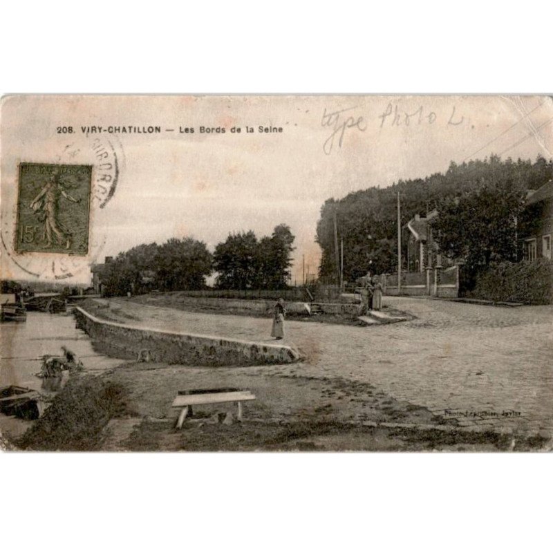 VIRY-CHATILLON: les bords de la seine - état