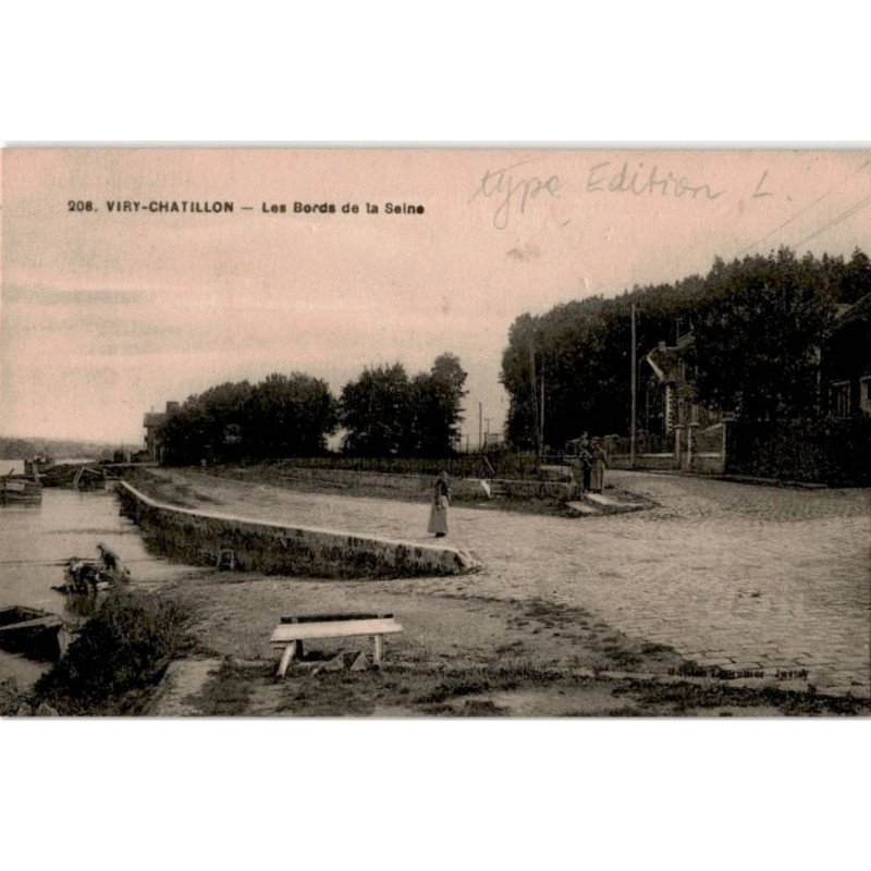VIRY-CHATILLON: les bords de la seine - très bon état