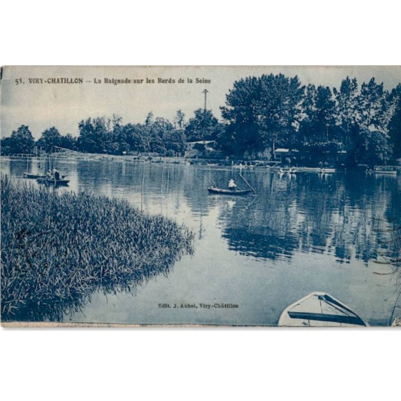VIRY-CHATILLON: la baignade sur les bords de la seine - état