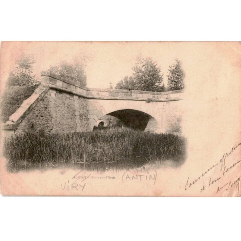 VIRY-CHATILLON: pont sur l'orge - très bon état