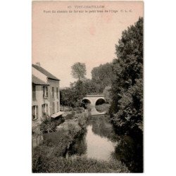 VIRY-CHATILLON: pont du chemin de fer sur le petit bras de l'orge - très bon état
