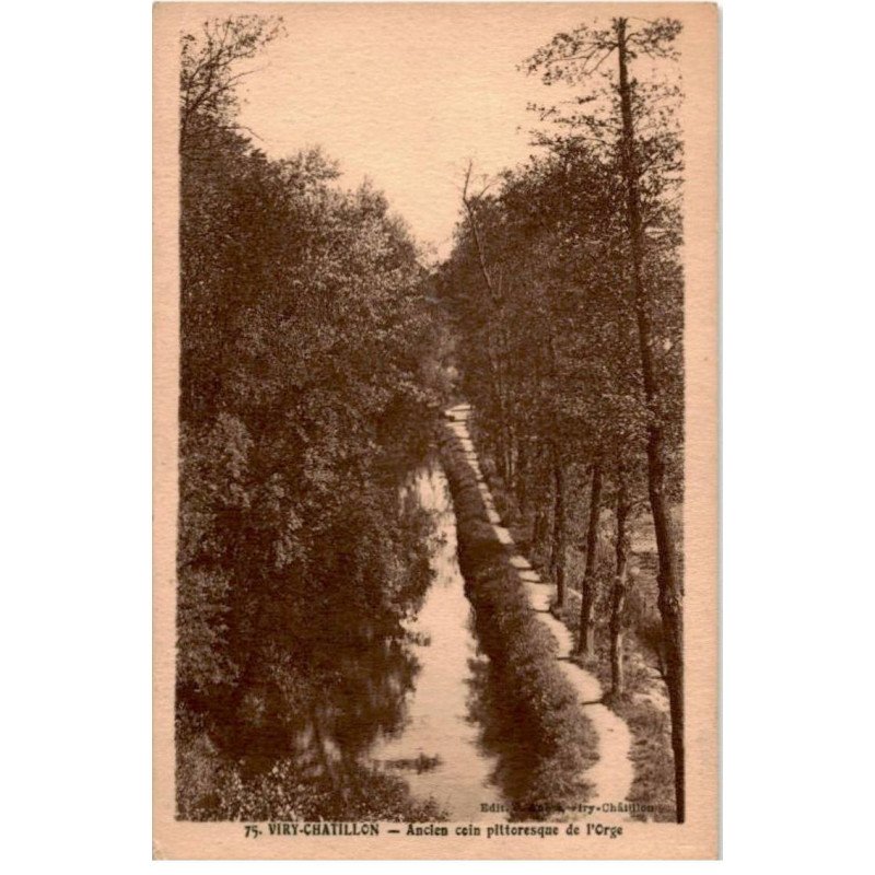 VIRY-CHATILLON: ancien coin pittoresque de l'orge - très bon état