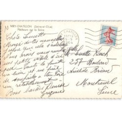 VIRY-CHATILLON: pêcheurs sur la seine - très bon état