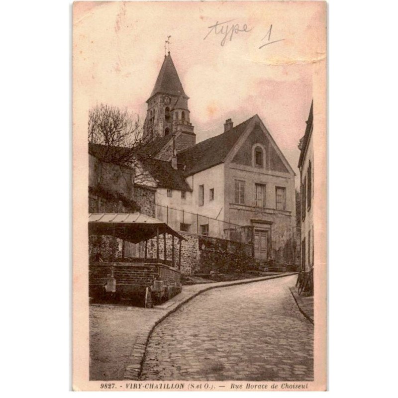 VIRY-CHATILLON: rue horace de choiseul - état