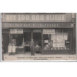 LE HAVRE : """"Aux 100 000 Bijoux"""" Boutique - Etat