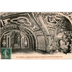 VIRY-CHATILLON: salle de coquillages du château du pied-de-f-er d'aiguemont - très bon état