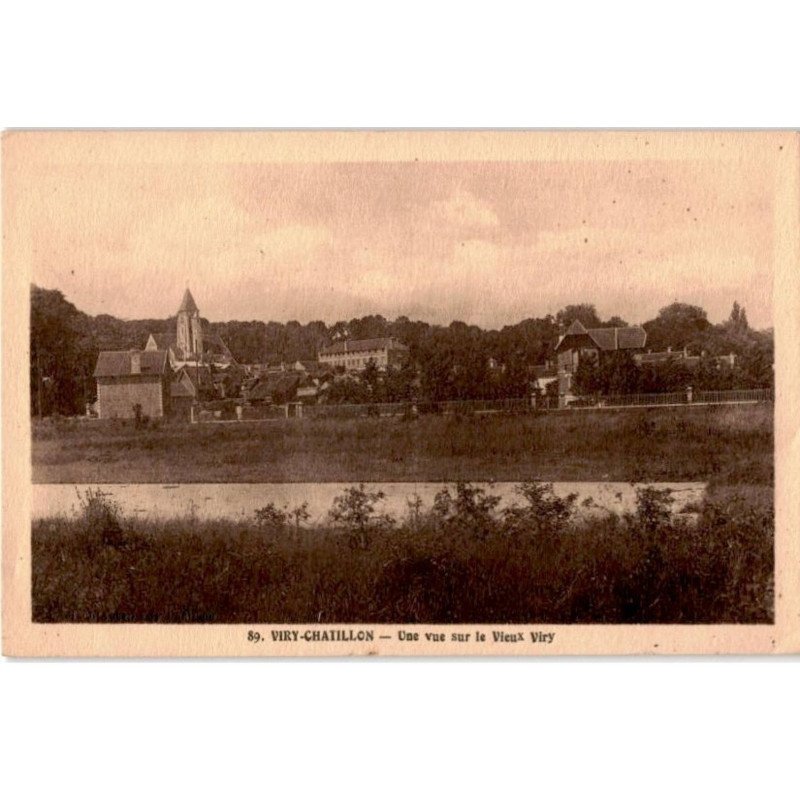 VIRY-CHATILLON:une vue sur le vieux viry - très bon état