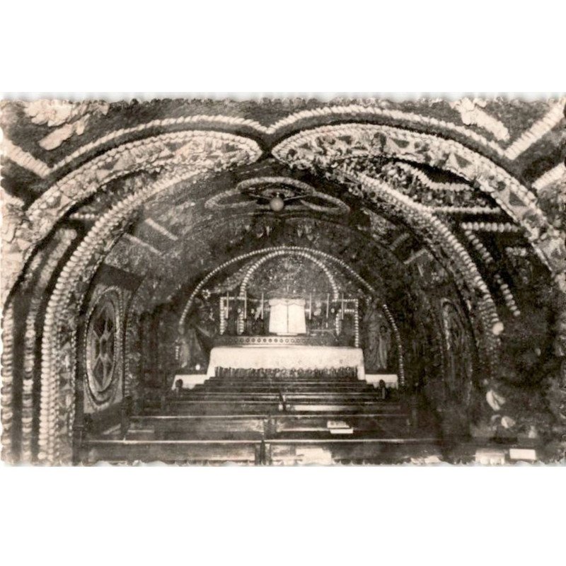 VIRY-CHATILLON: la chapelle des coquillages, église saint-clément - très bon état