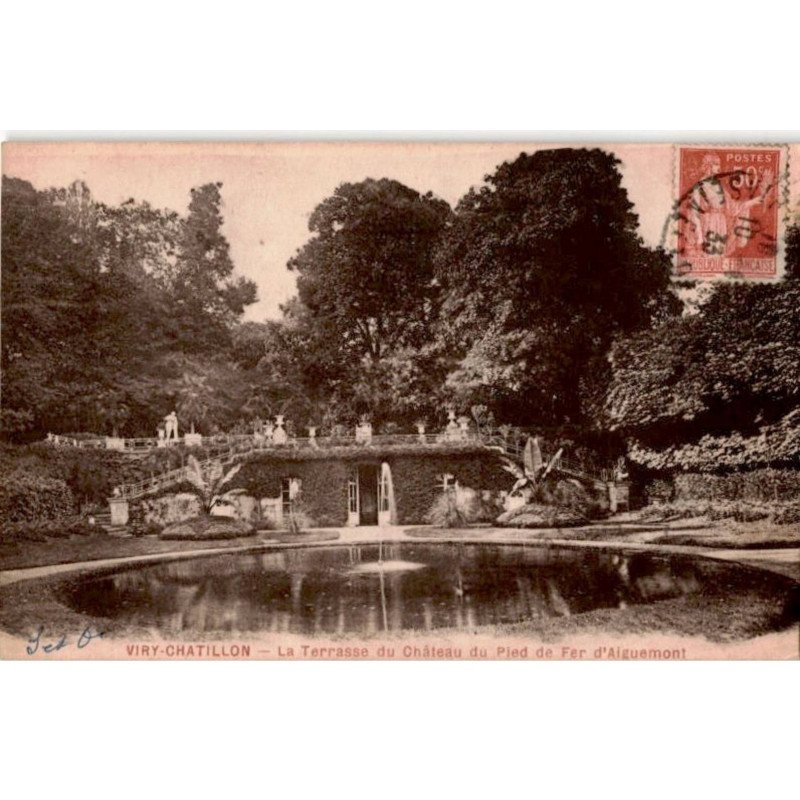 VIRY-CHATILLON: château de pied-de-fer d'aiguemont - très bon état