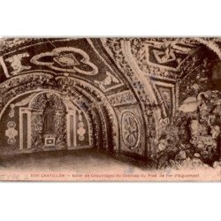 VIRY-CHATILLON: salle de coquillage du château du pied de fer d'aiguemont - état