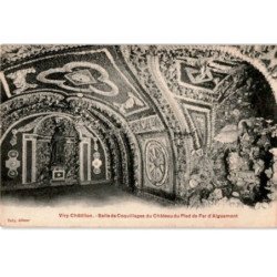 VIRY-CHATILLON: salle de coquillages du château du pied de fer d'aiguemont - très bon état