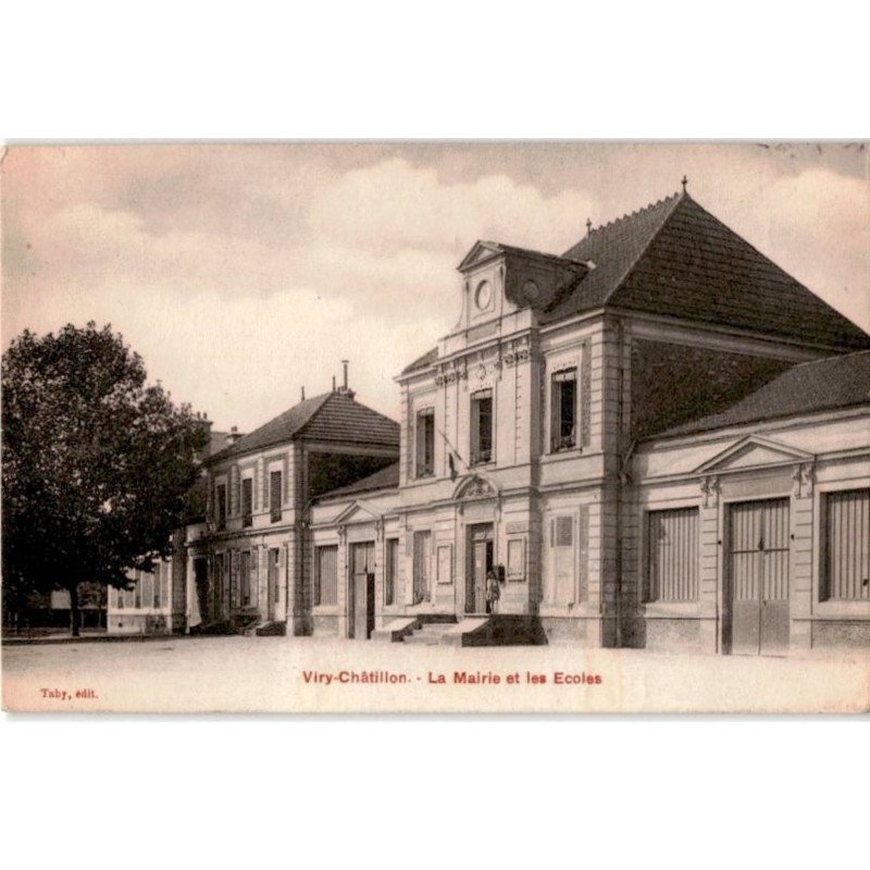 VIRY-CHATILLON: la mairie et les écoles - très bon état