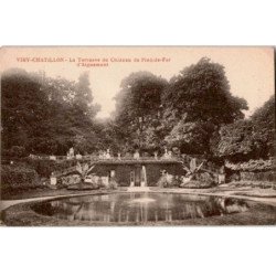 VIRY-CHATILLON: la terrasse du château du pied-de-fer d'aiguemont - bon état