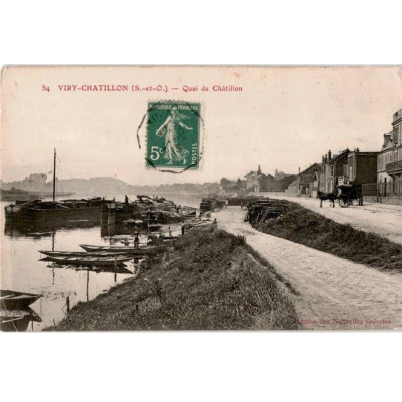 VIRY-CHATILLON: quai de châtillon - état