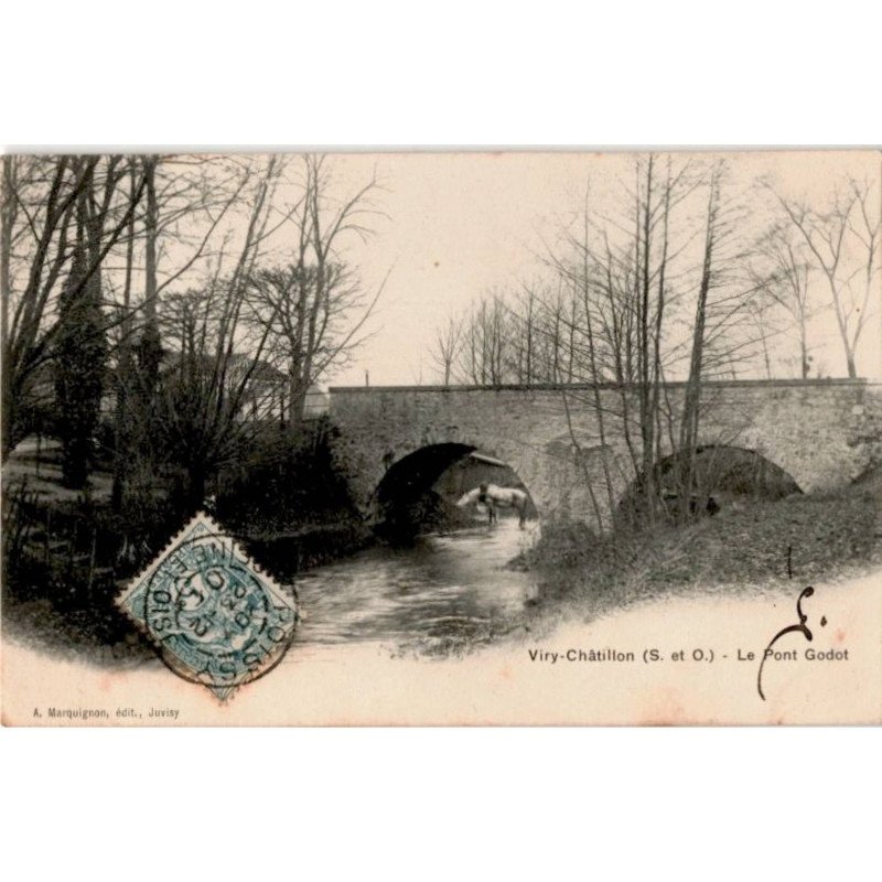 VIRY-CHATILLON: le pont godot - très bon état