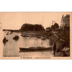 VIRY-CHATILLON: la seine au quai de châtillon - très bon état